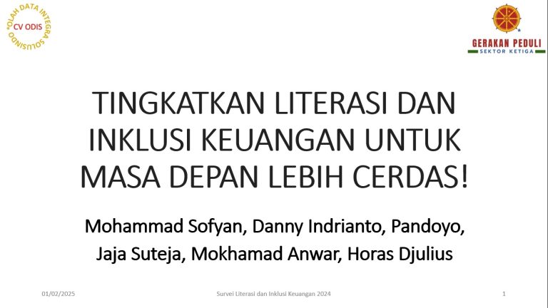 Survei Literasi dan Inklusi Keuangan (SLIK)