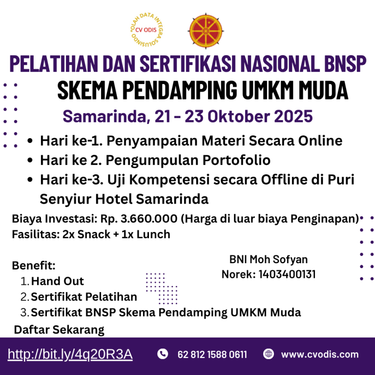 Tingkatkan Level Anda sebagai Pendamping UMKM Muda!
