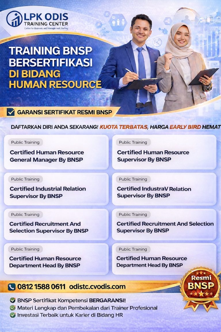 Sertifikasi Kompetensi BNSP Bidang MSDM