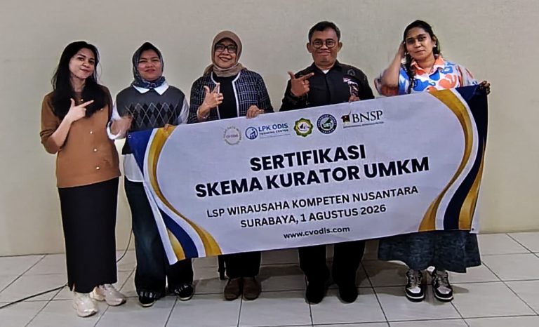 Tingkatkan Kualitas UMKM Nasional, LPK ODIS Training Center dan CV ODIS Gelar Sertifikasi Kompetensi Skema Kurator Produk UMKM
